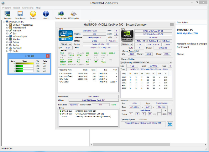 HWiNFO 8.6.5500 - 硬件检测 [单文件]