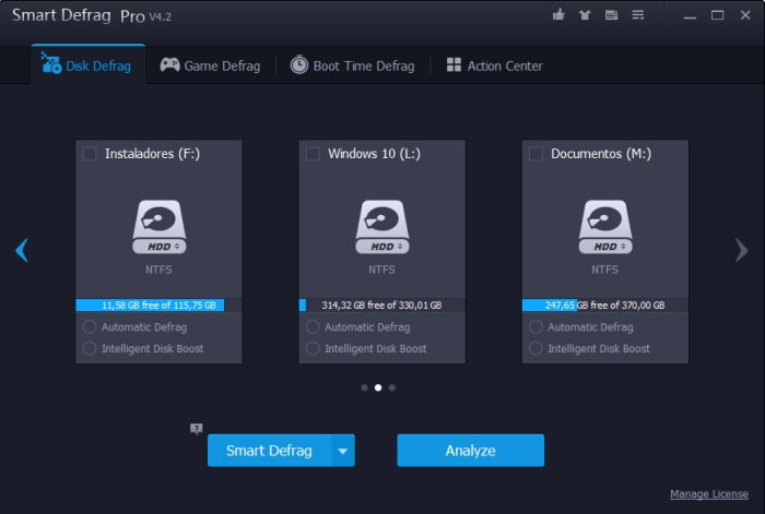 IObit Smart Defrag Pro 10.0.0.399 - 磁盘整理 [单文件版]