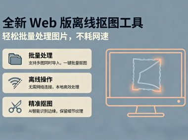 全新 Web 版离线抠图工具:轻松批量处理图片,不耗网速