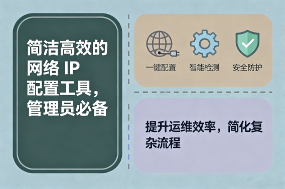 简洁高效的网络 IP 配置工具，管理员必备